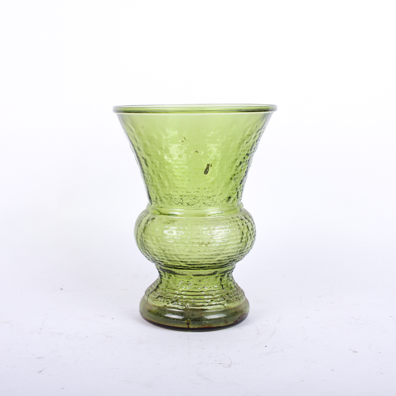 Vintage Green Glass Vase