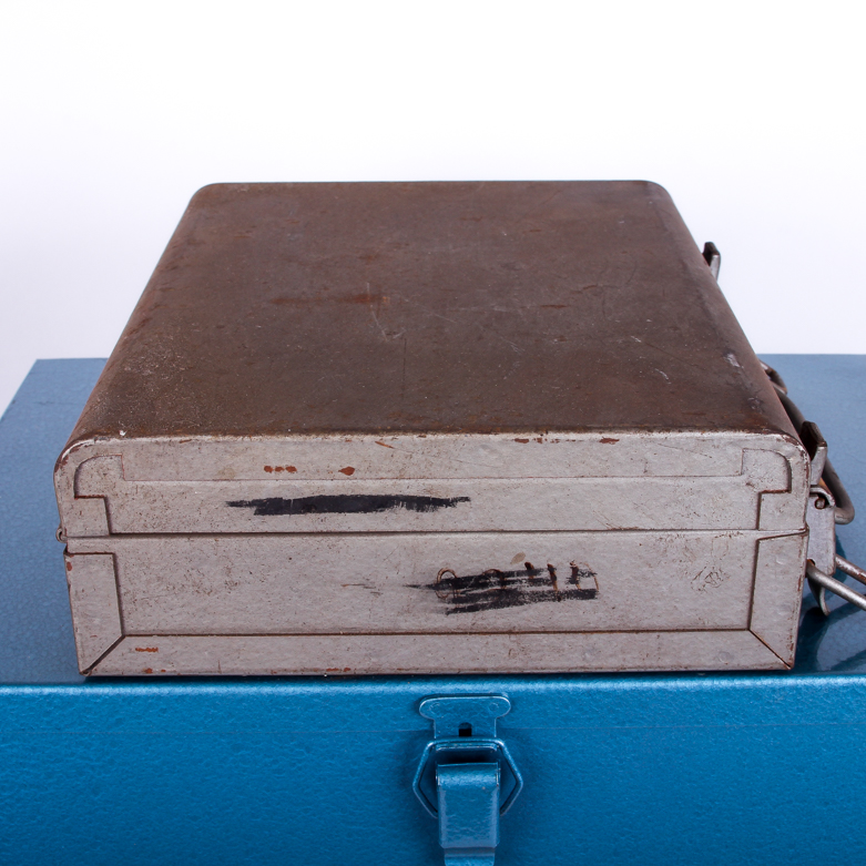Assortment of Metal Tool Boxes
