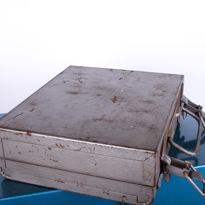 Assortment of Metal Tool Boxes