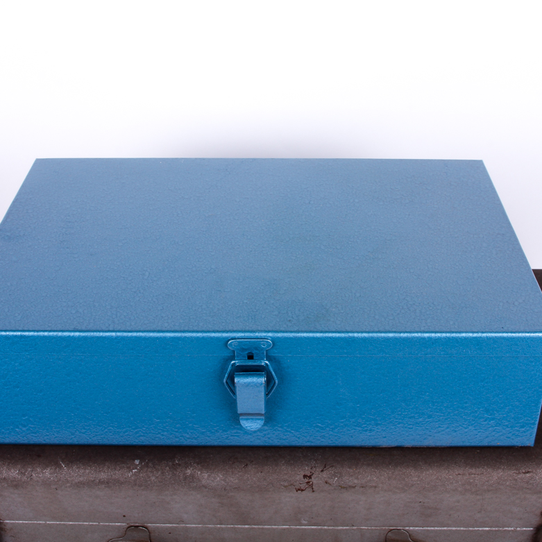 Assortment of Metal Tool Boxes