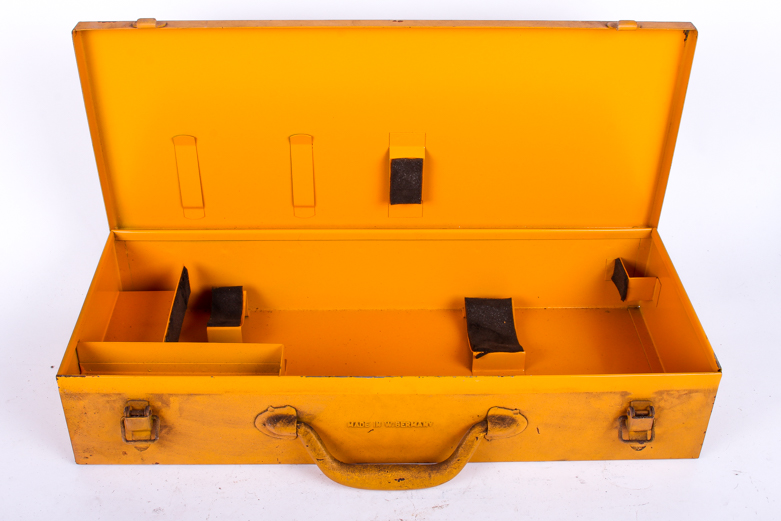 Assortment of Metal Tool Boxes