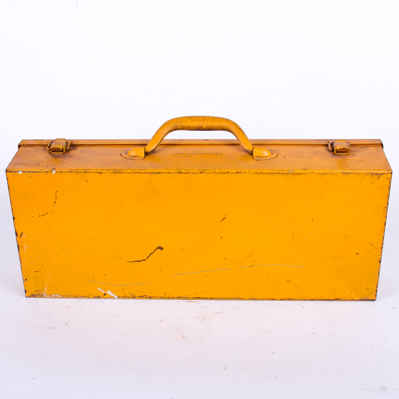 Assortment of Metal Tool Boxes