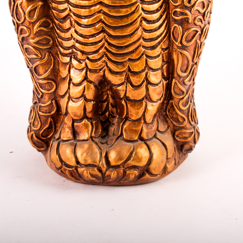 Vintage Ceramic Owl Statue