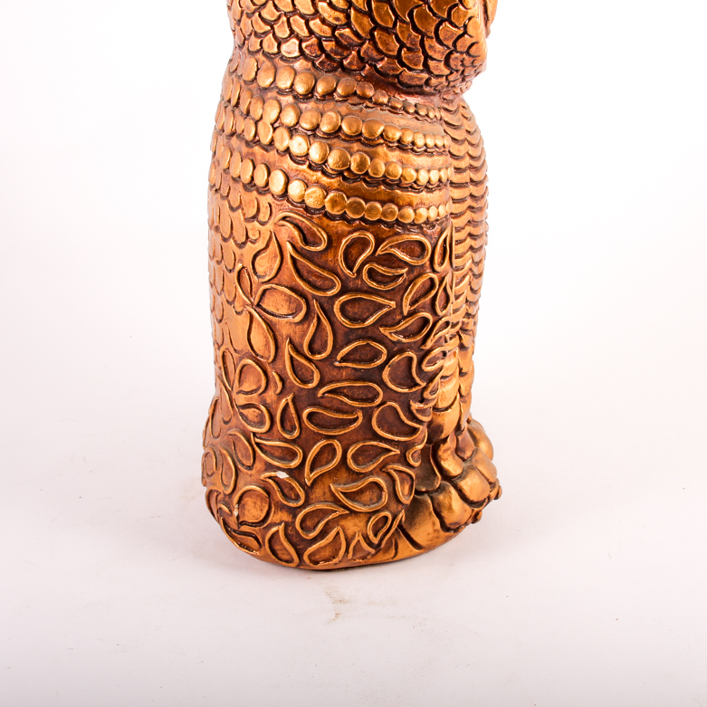 Vintage Ceramic Owl Statue