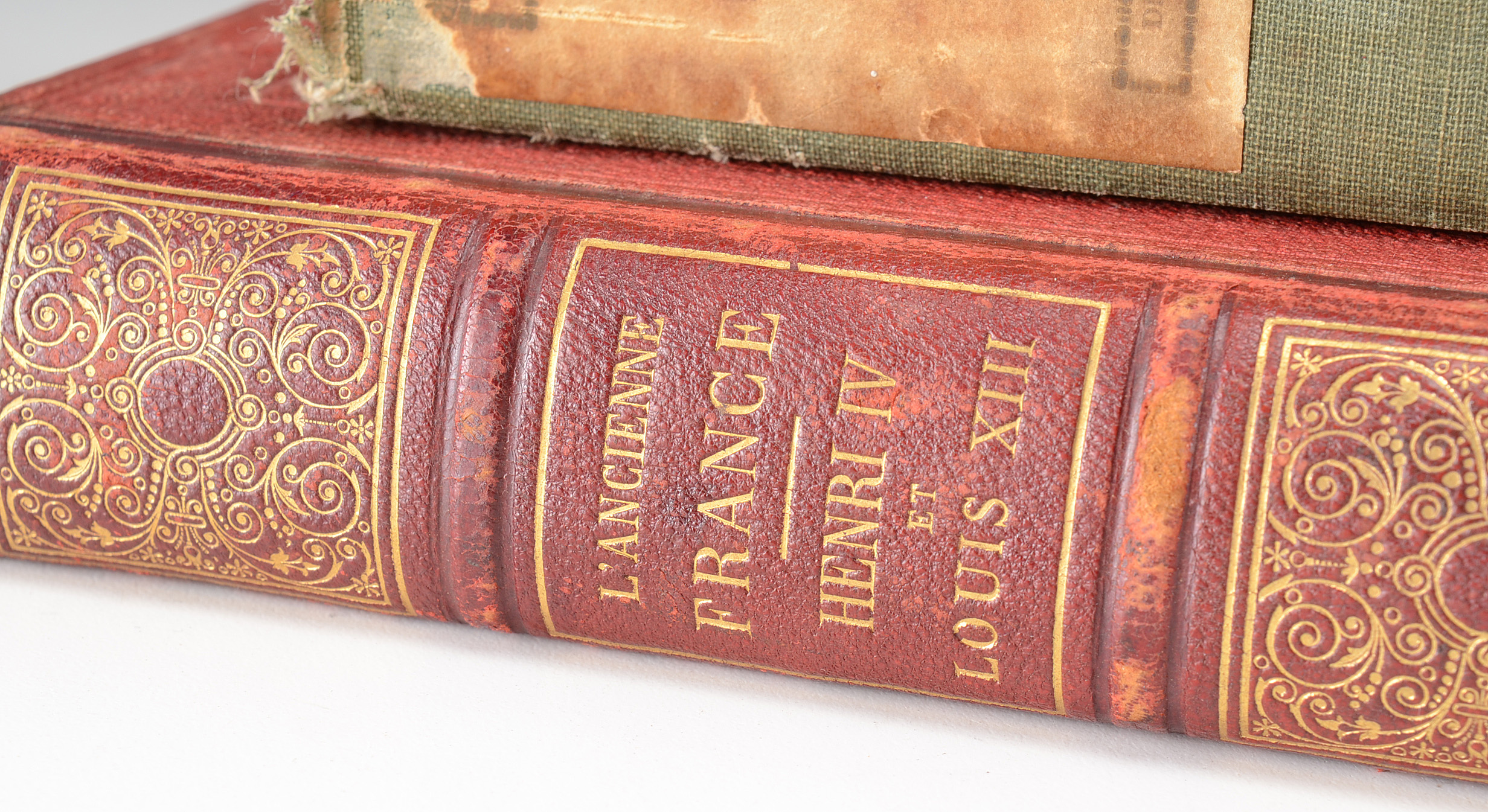 A Pair of Antique Hardcover Volumes of French History