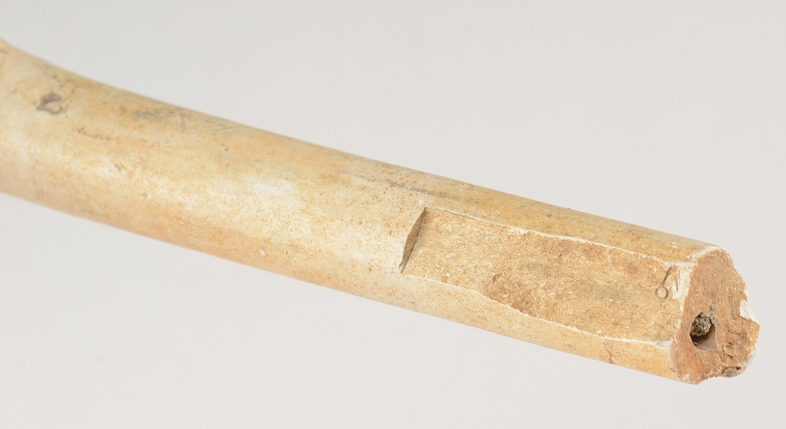 Four Antique White Clay Pipes