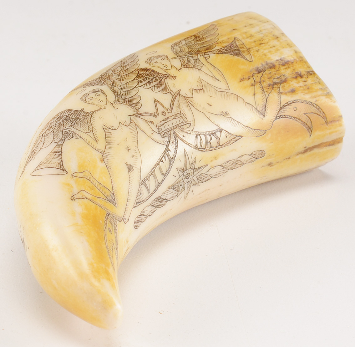 Faux Scrimshaw