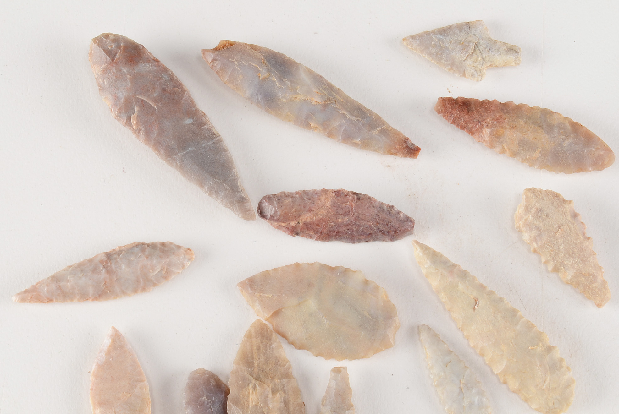 Collection of Stone Arrowheads