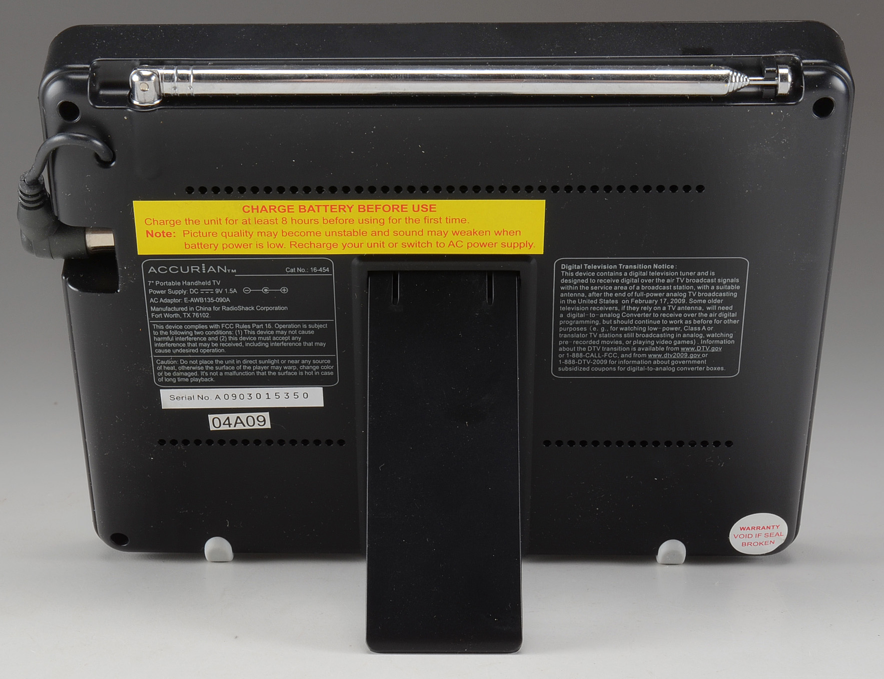 Widescreen Portable Handheld TV