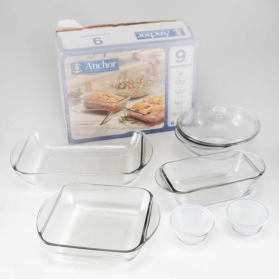 Anchor Hocking Nine Piece Cookware