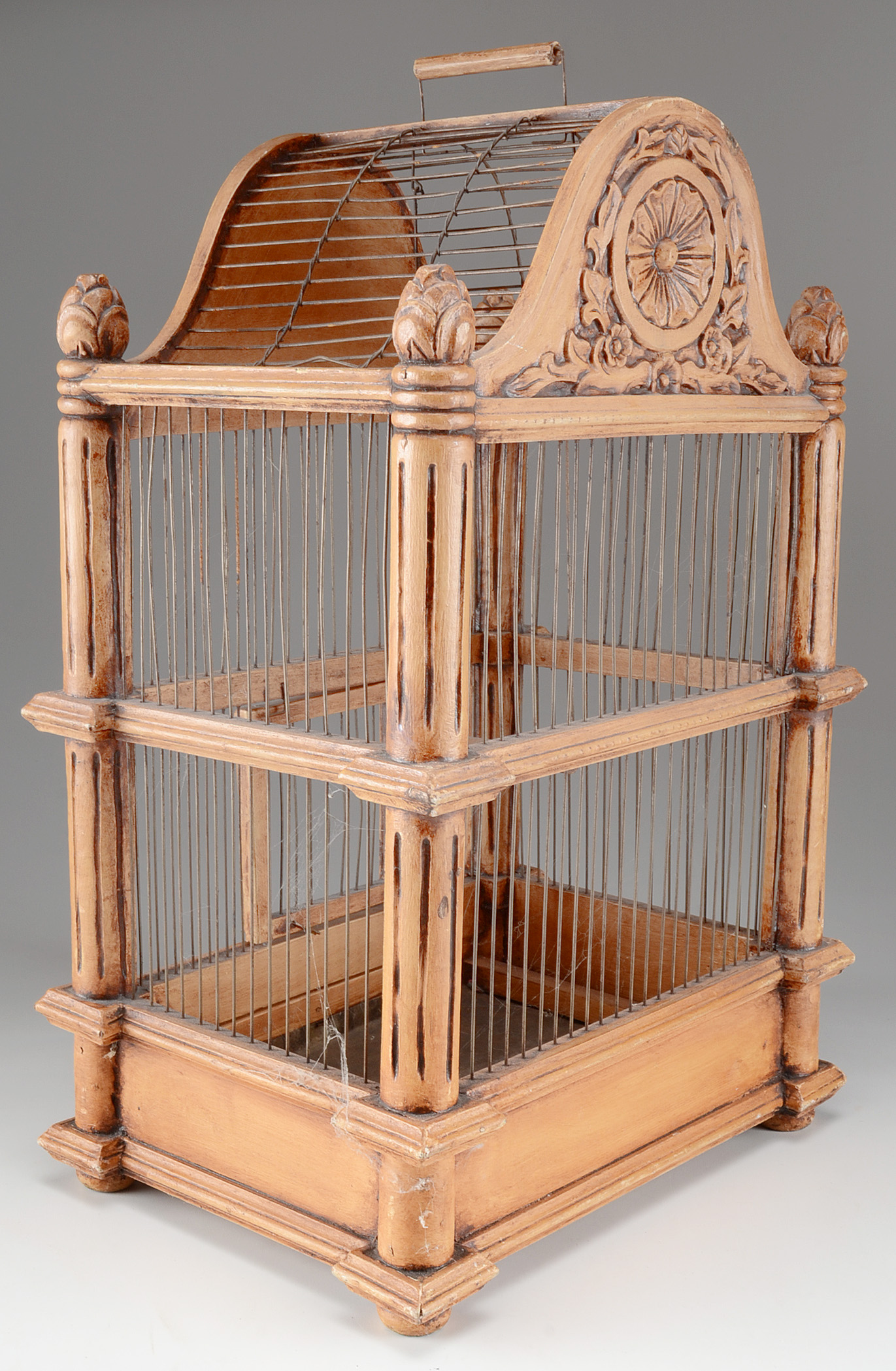 Ornately Carved Bird Cage