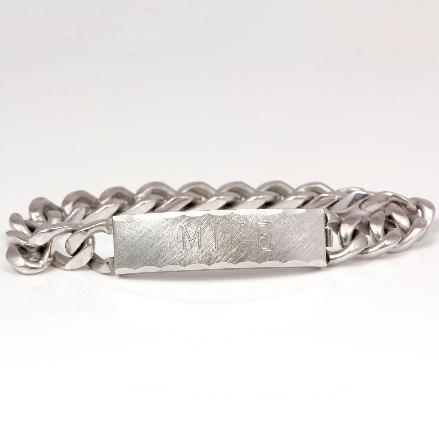 Vintage Speidel Monogrammed Men's Bracelet