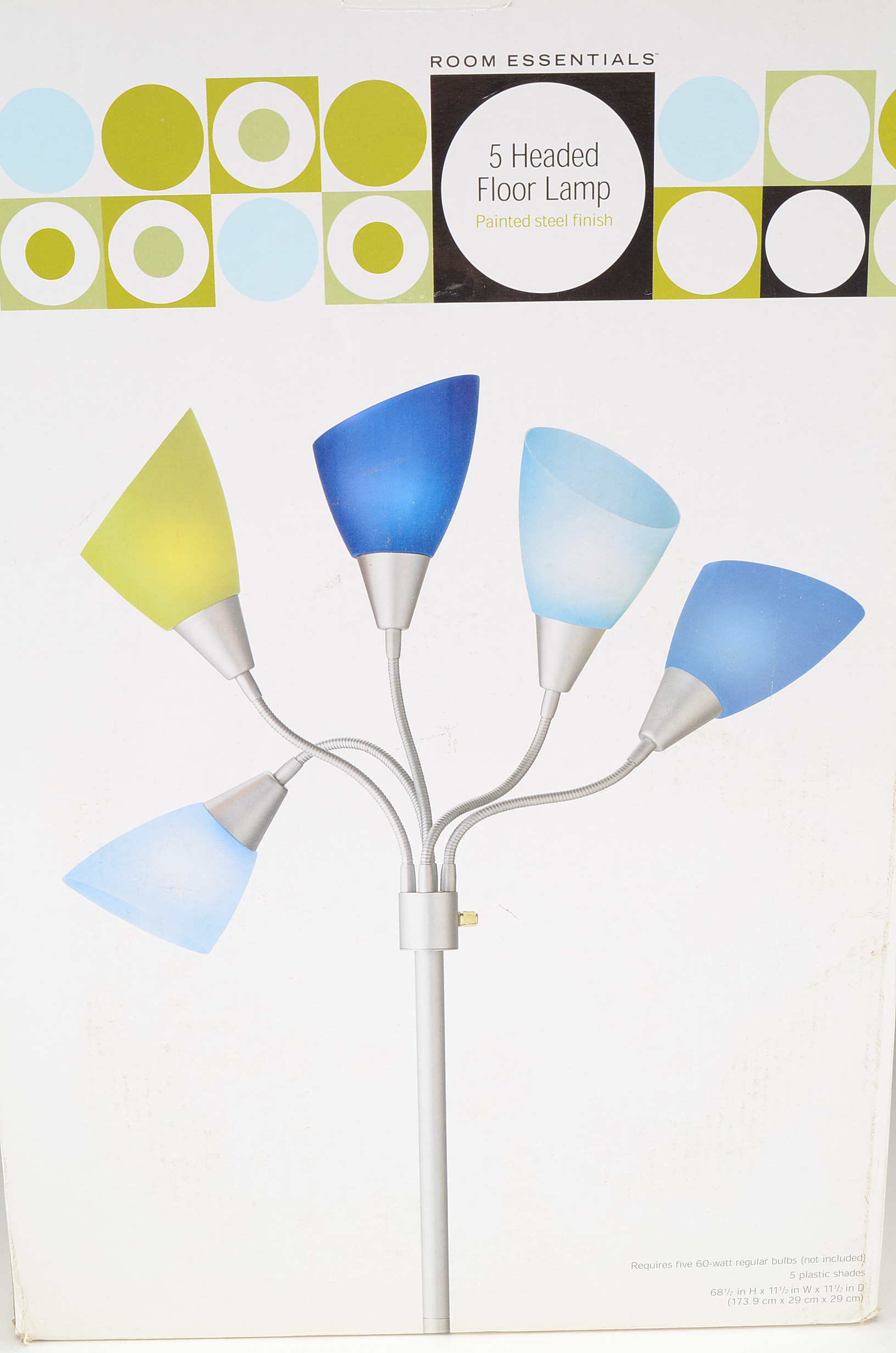 Room Essentials Five Headed Floor Lamp