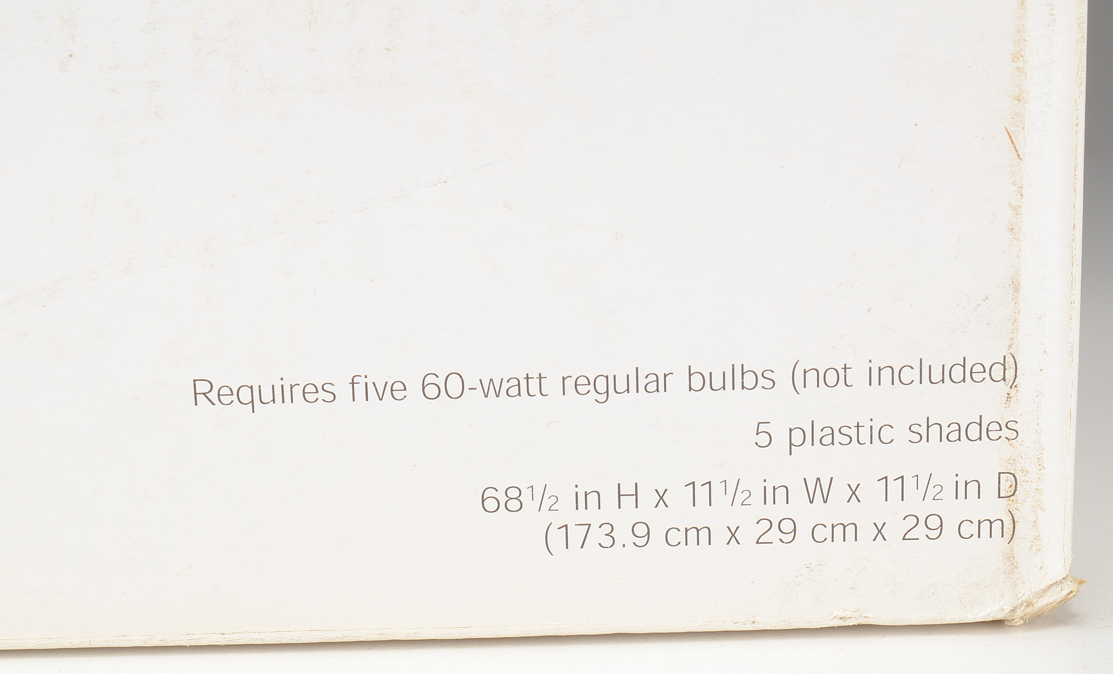 Room Essentials Five Headed Floor Lamp