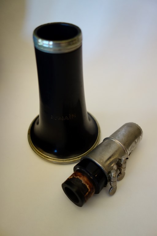 Vintage Wood Clarinet Marked Dumain France