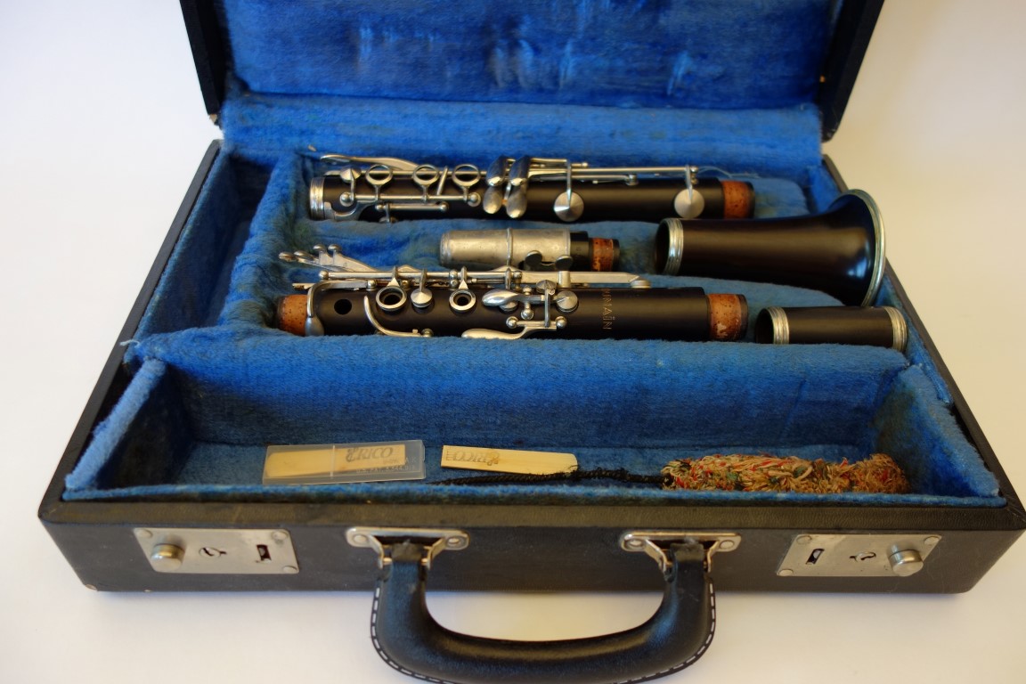 Vintage Wood Clarinet Marked Dumain France