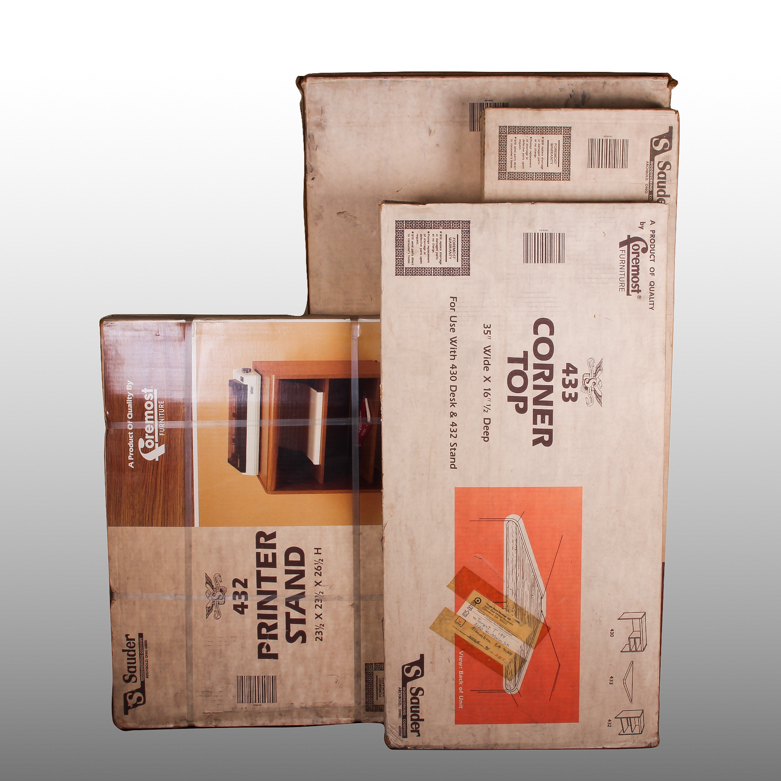 Sauder Desk Set and Hutch