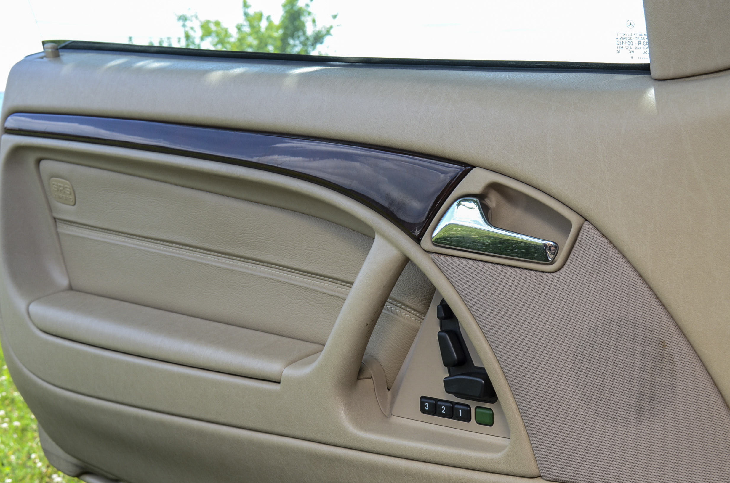 1996 Imperial Red Mercedes SL500 Sport Roadster