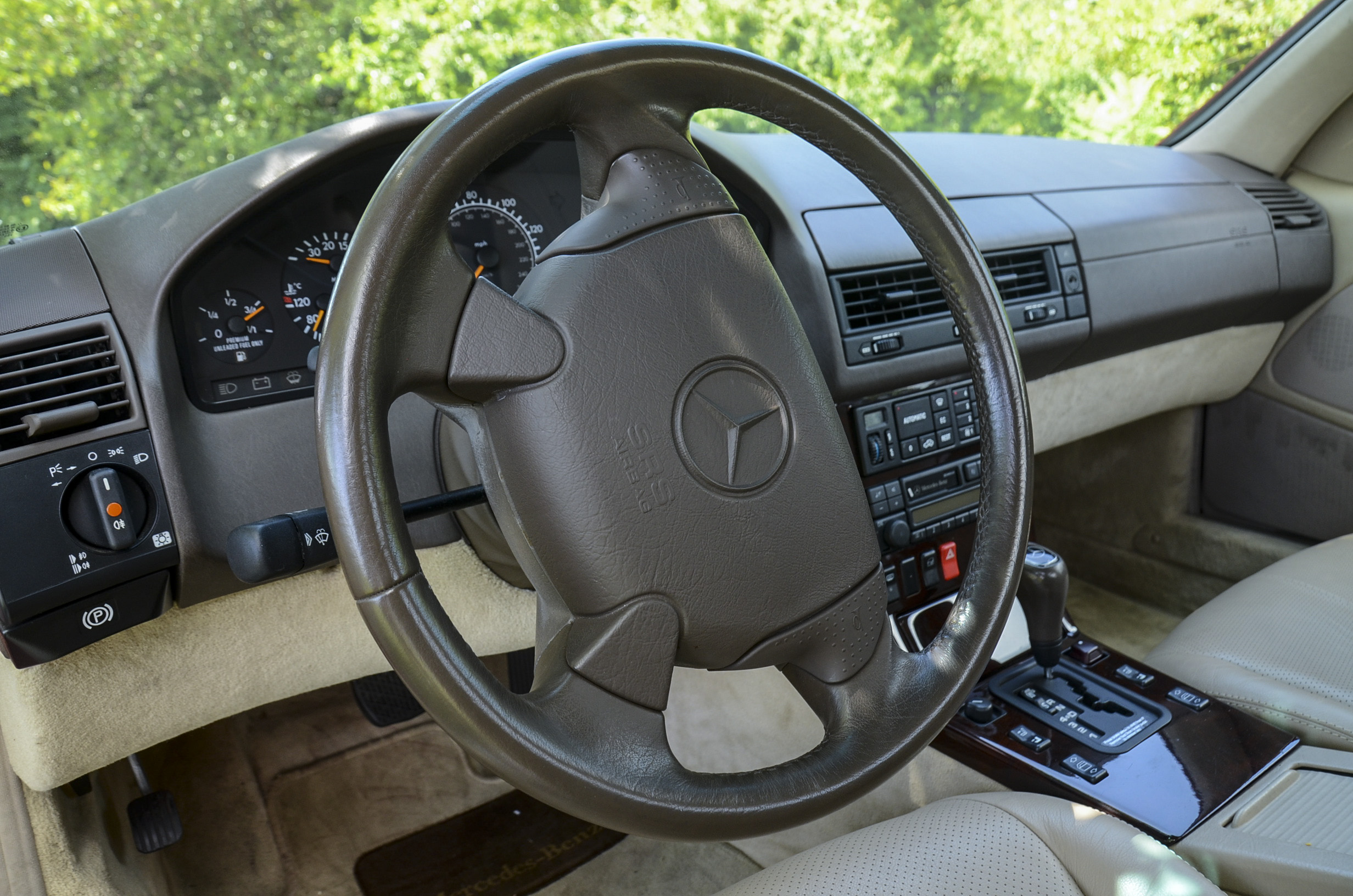 1996 Imperial Red Mercedes SL500 Sport Roadster