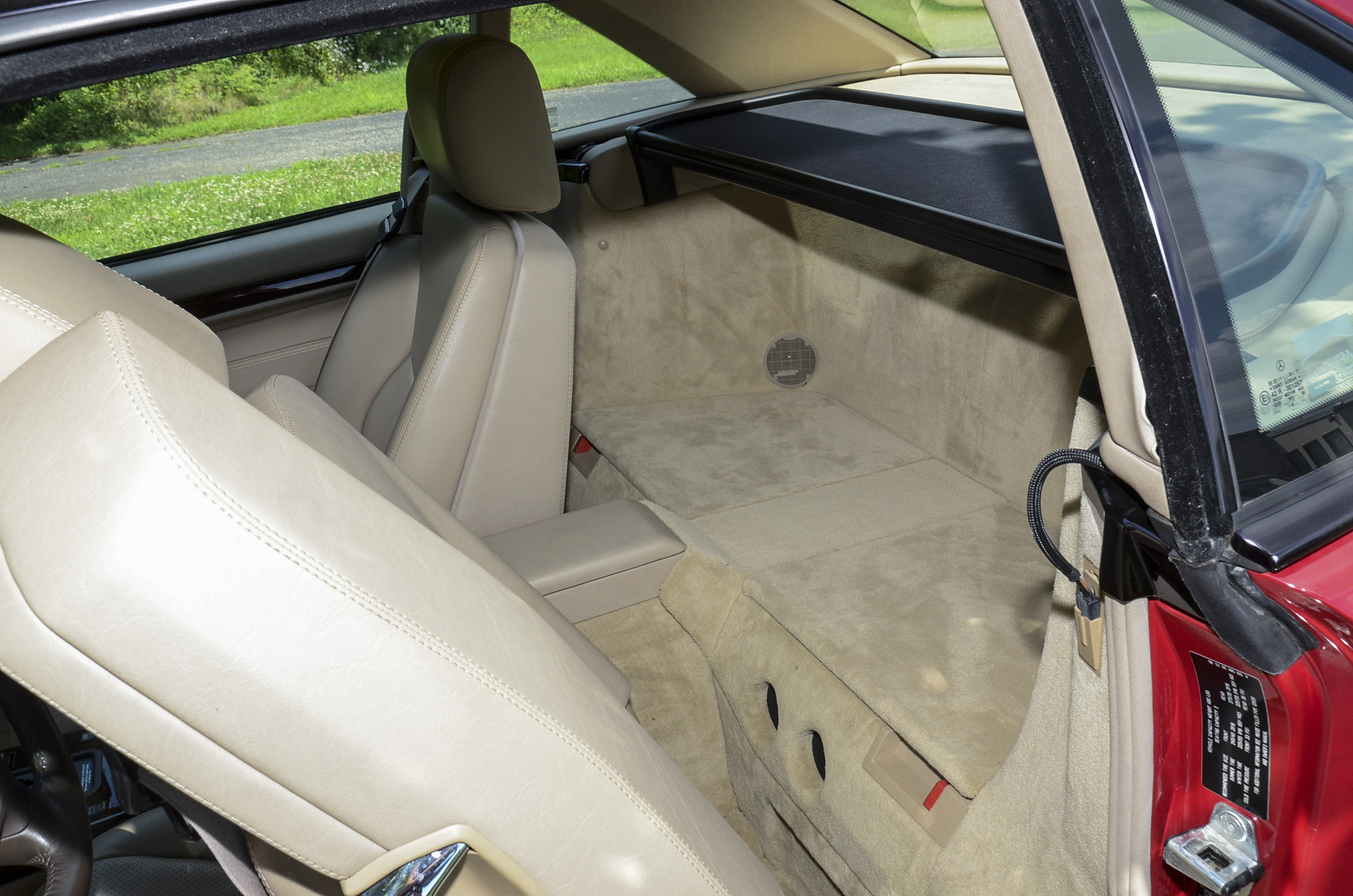 1996 Imperial Red Mercedes SL500 Sport Roadster