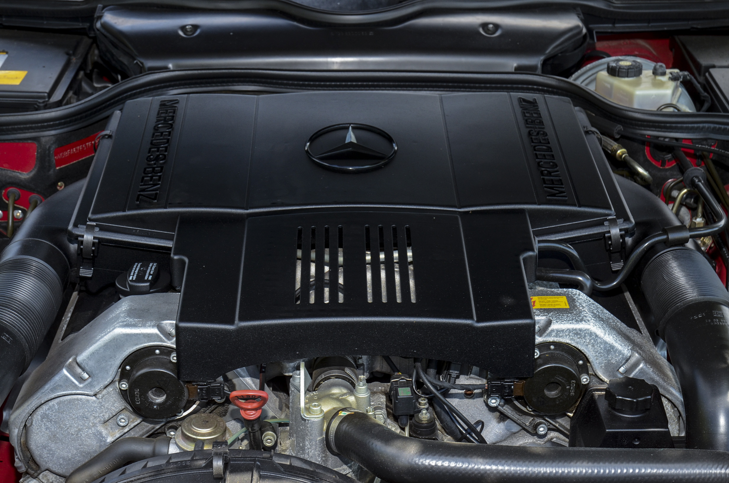 1996 Imperial Red Mercedes SL500 Sport Roadster