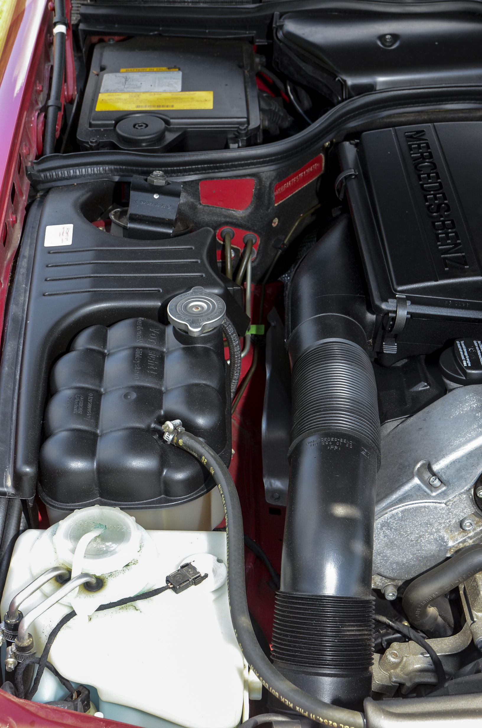 1996 Imperial Red Mercedes SL500 Sport Roadster