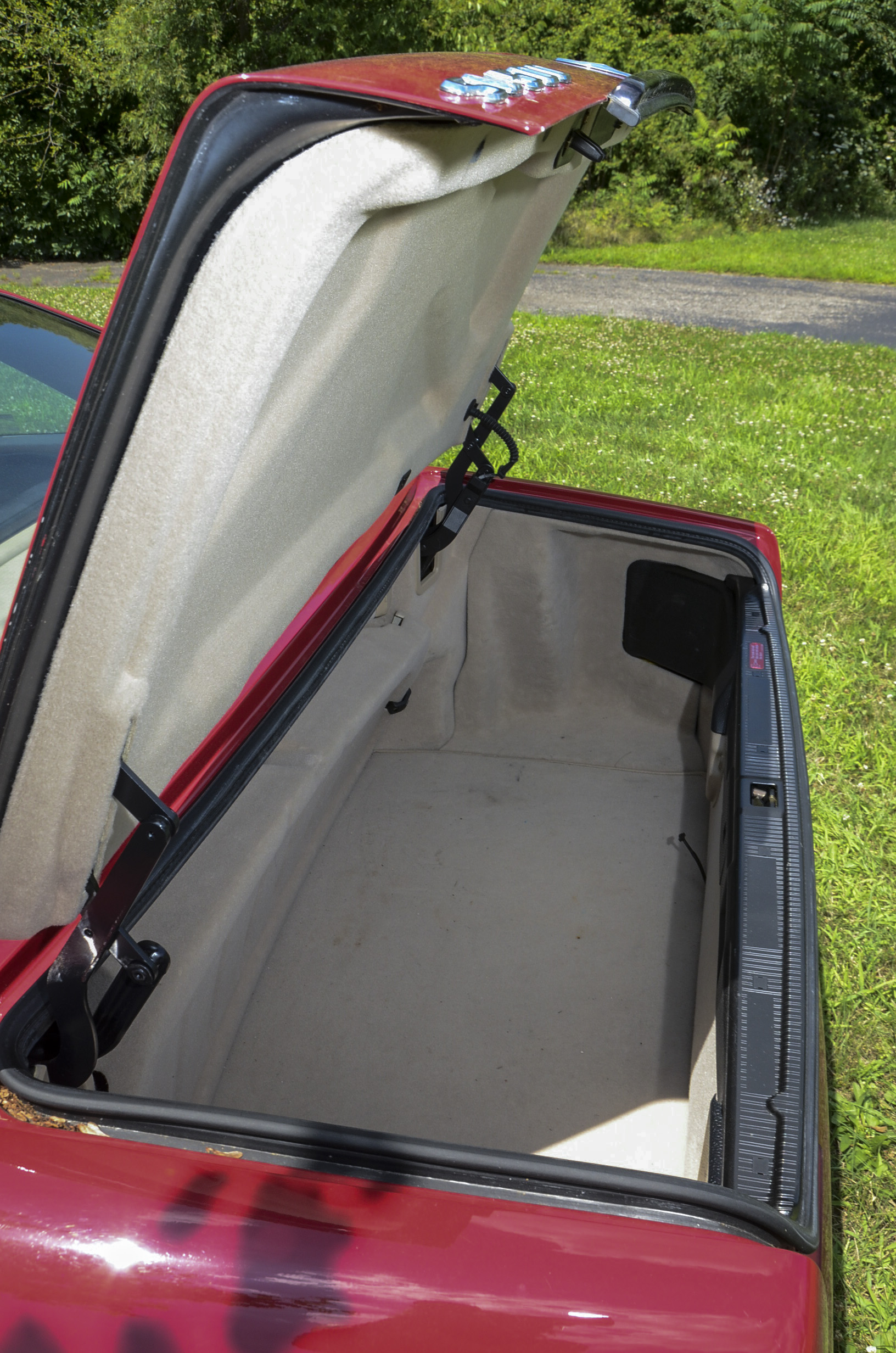 1996 Imperial Red Mercedes SL500 Sport Roadster