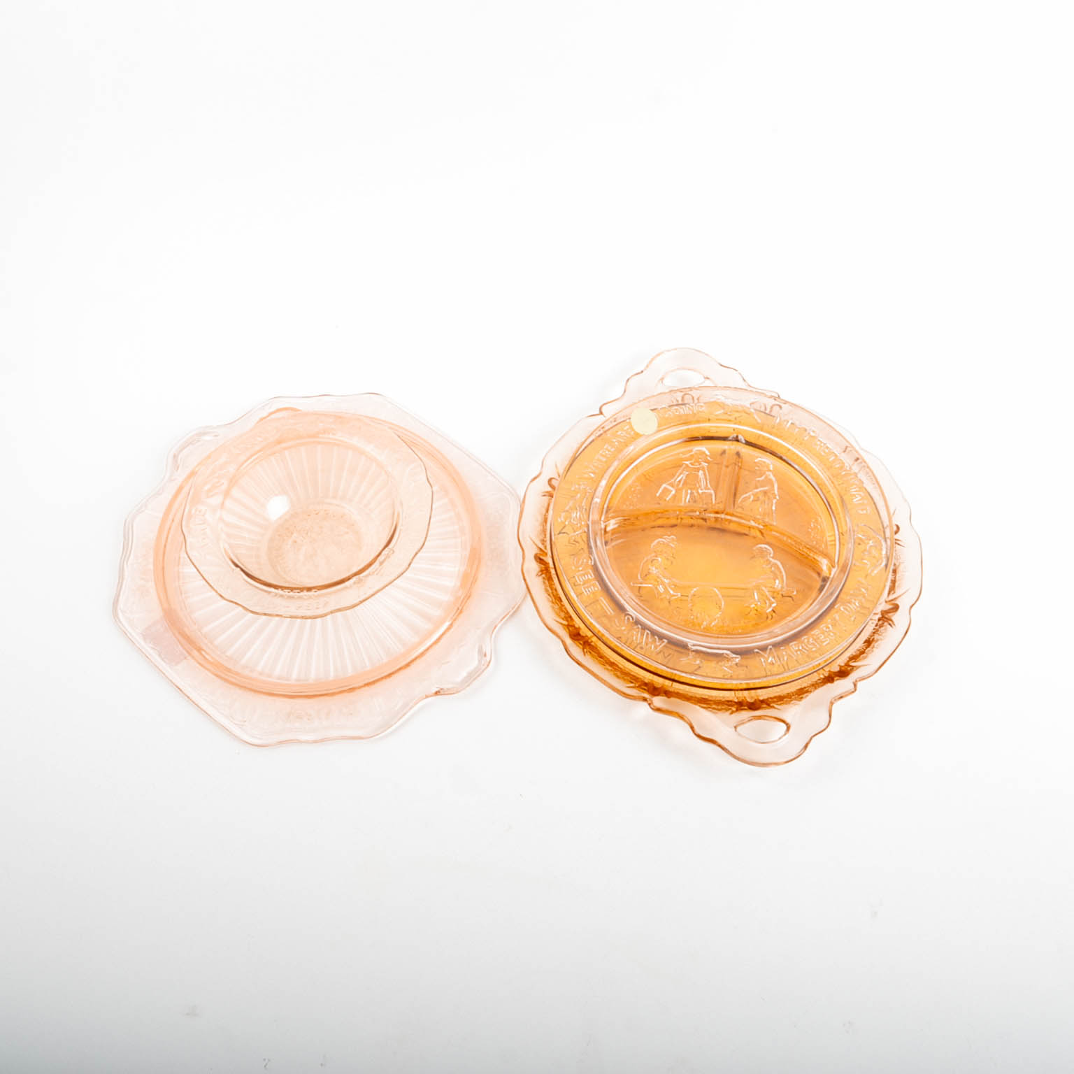 Antique Tiara Plates and Cake Trays