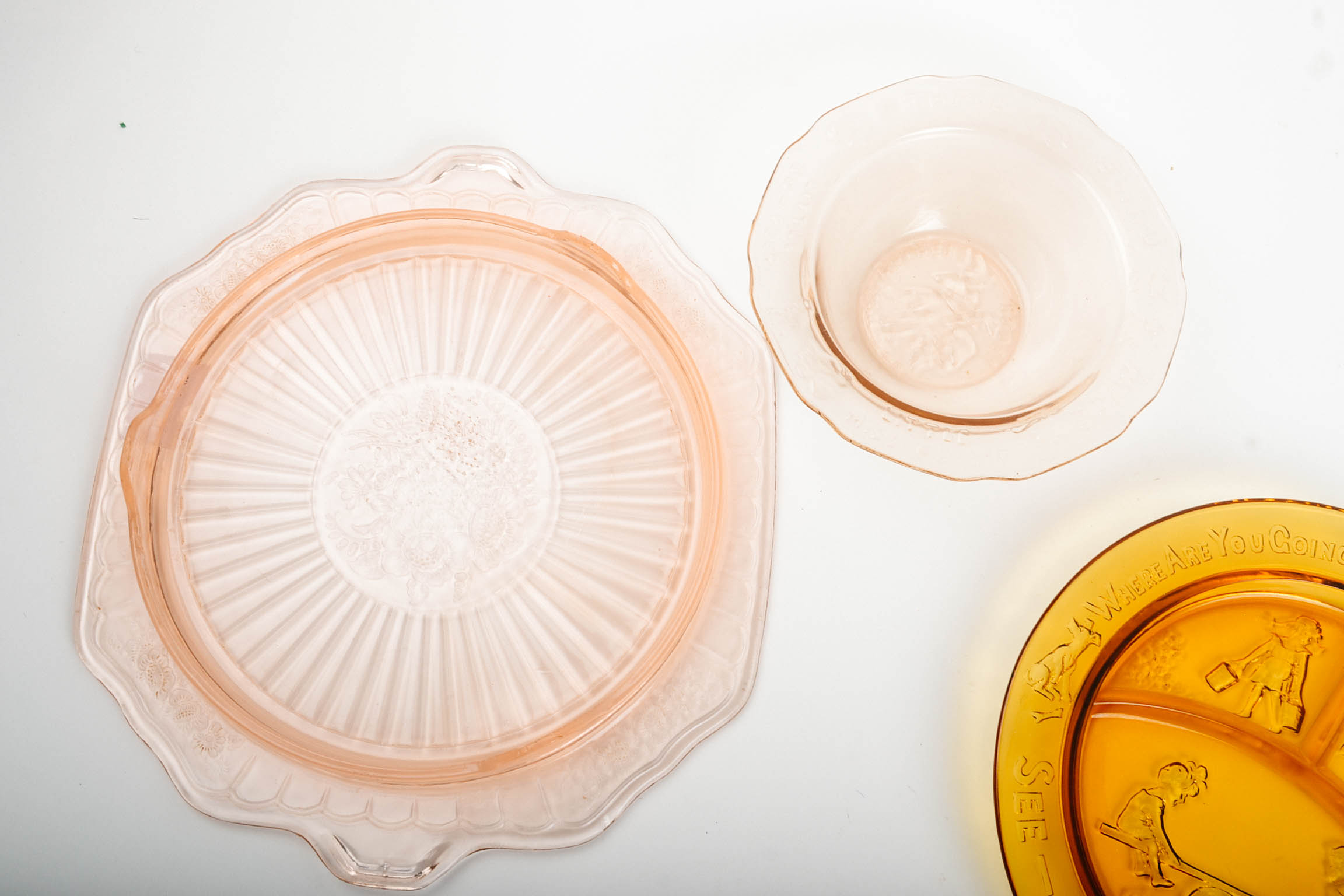 Antique Tiara Plates and Cake Trays