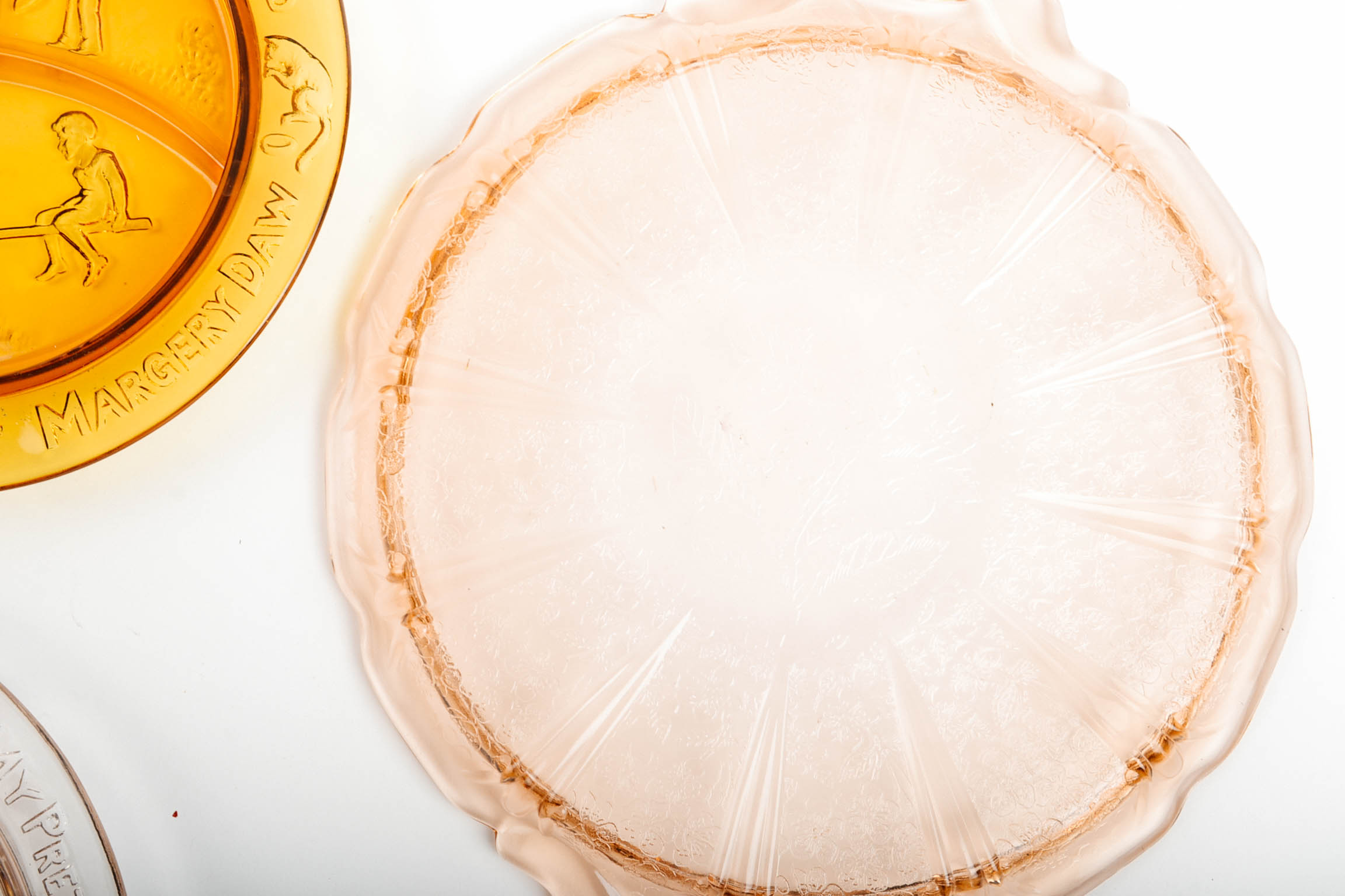 Antique Tiara Plates and Cake Trays