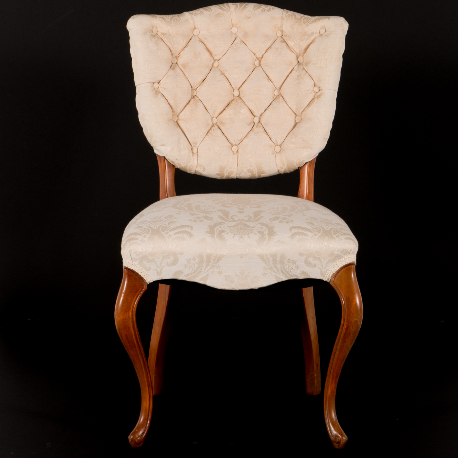 Antique Button Back Chair