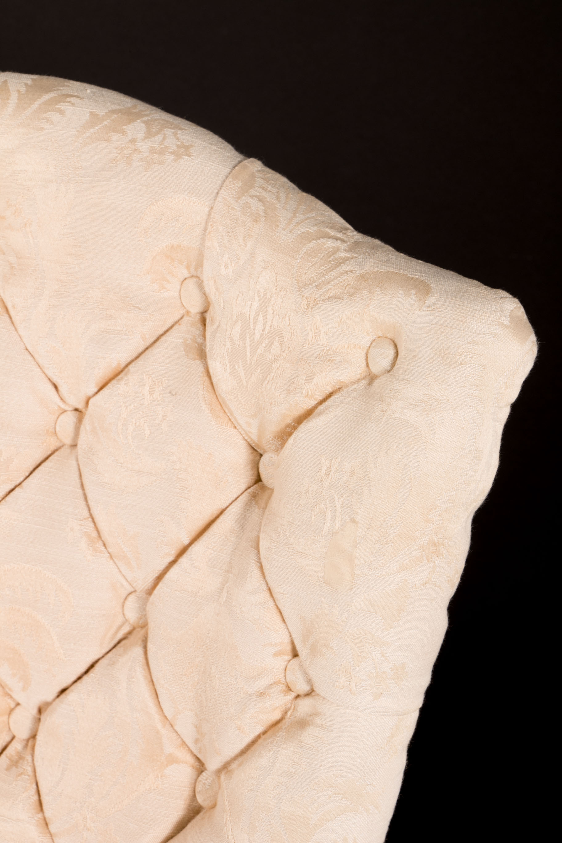 Antique Button Back Chair