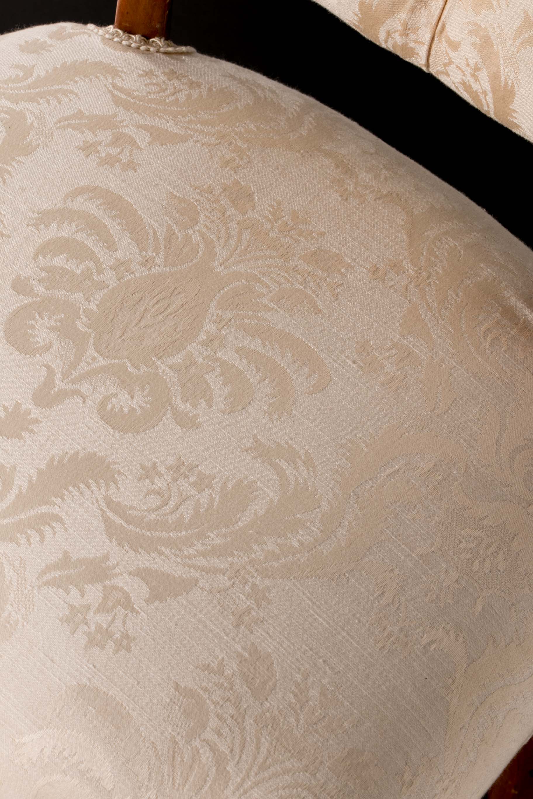 Antique Button Back Chair