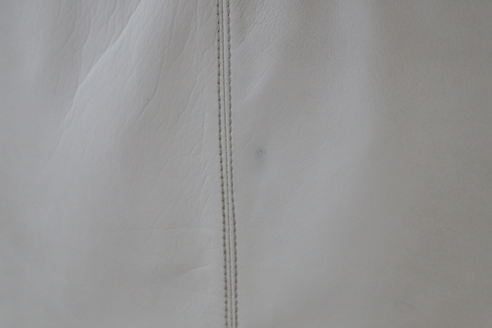 White Leather Sectional Sofa