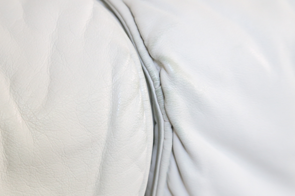 White Leather Sectional Sofa