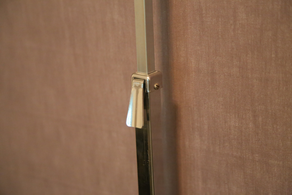 Vintage Da-Lite Silver Pacer Freestanding Collapsible Projection Screen