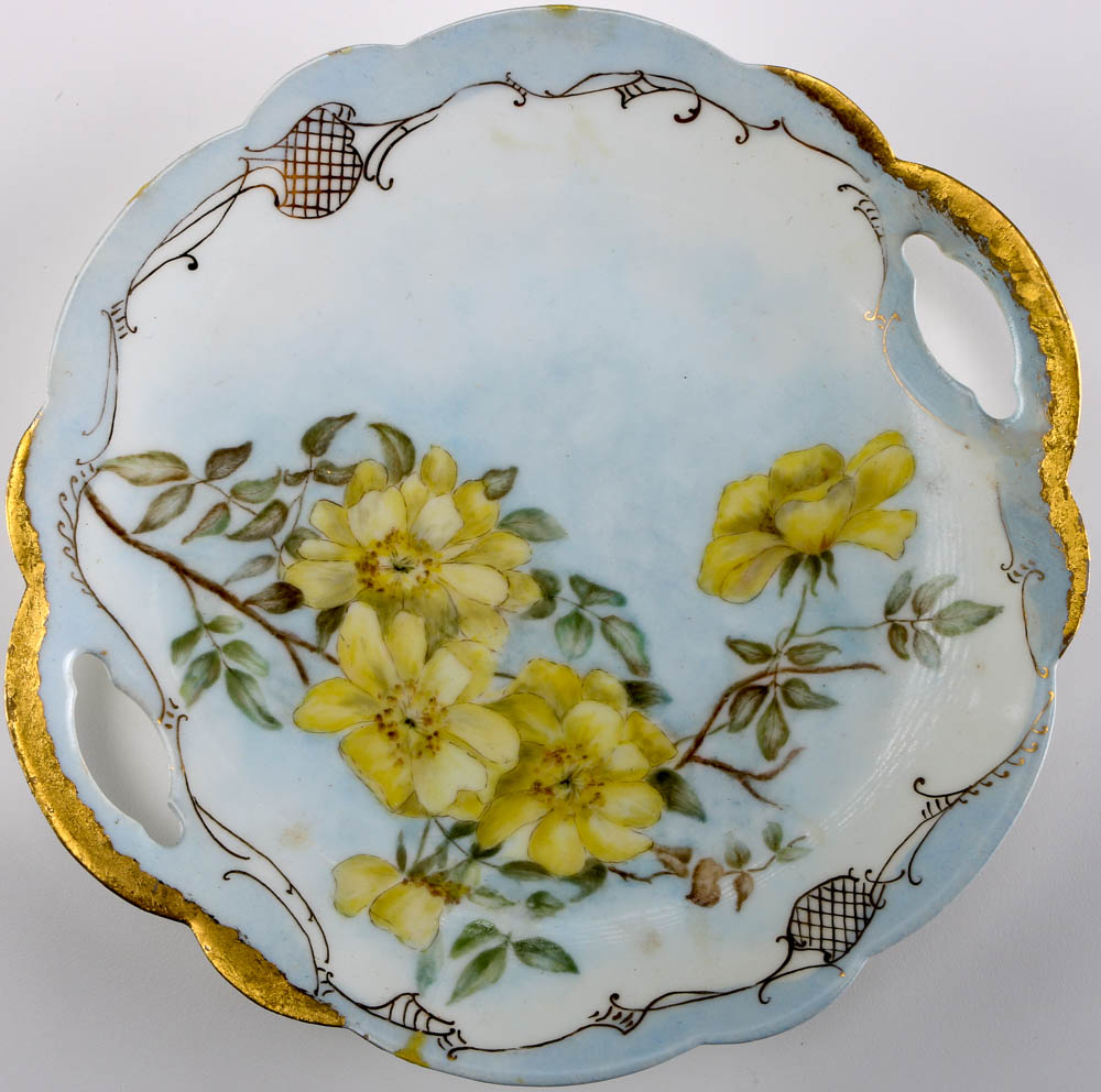 Vintage Floral Plates
