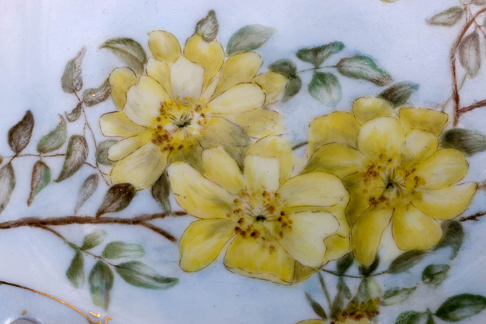 Vintage Floral Plates