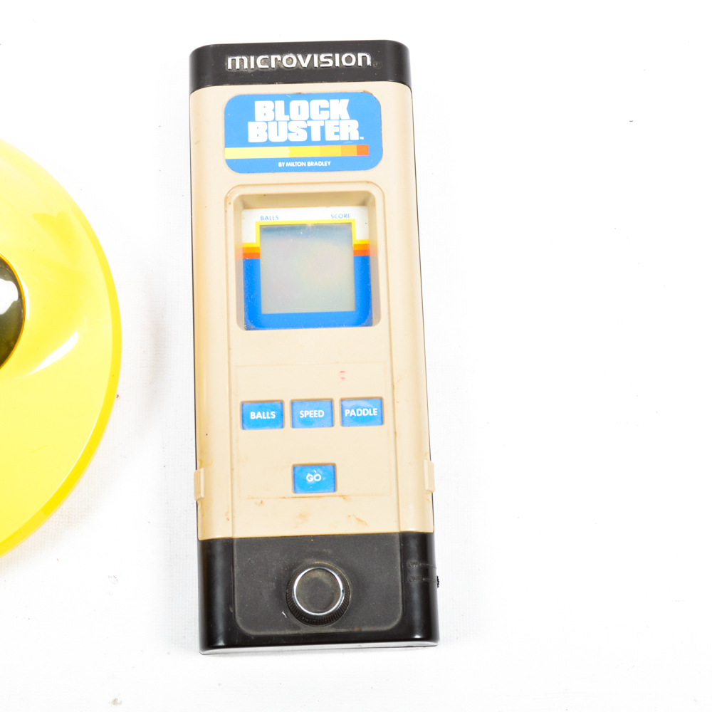 Vintage 1970s-80s Pac Man and Block Busters Handheld Electronic Games
