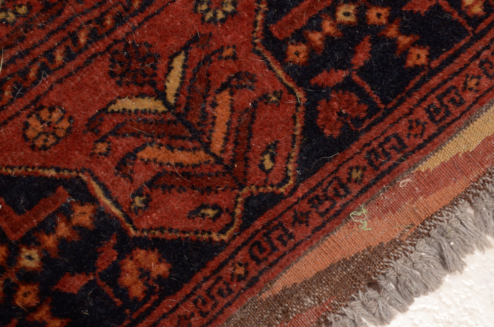 Vibrant Handwoven Wool Ersari Andkhoy Area Rug