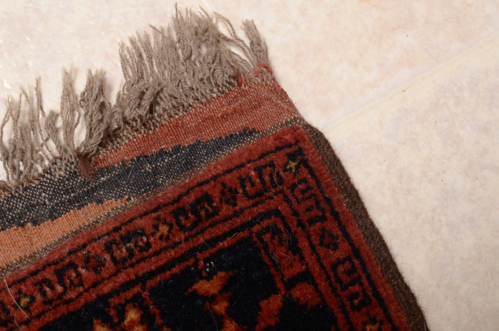 Vibrant Handwoven Wool Ersari Andkhoy Area Rug