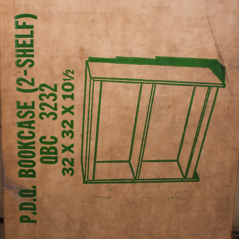 P.D.Q Two Shelf Bookcase New in Packaging