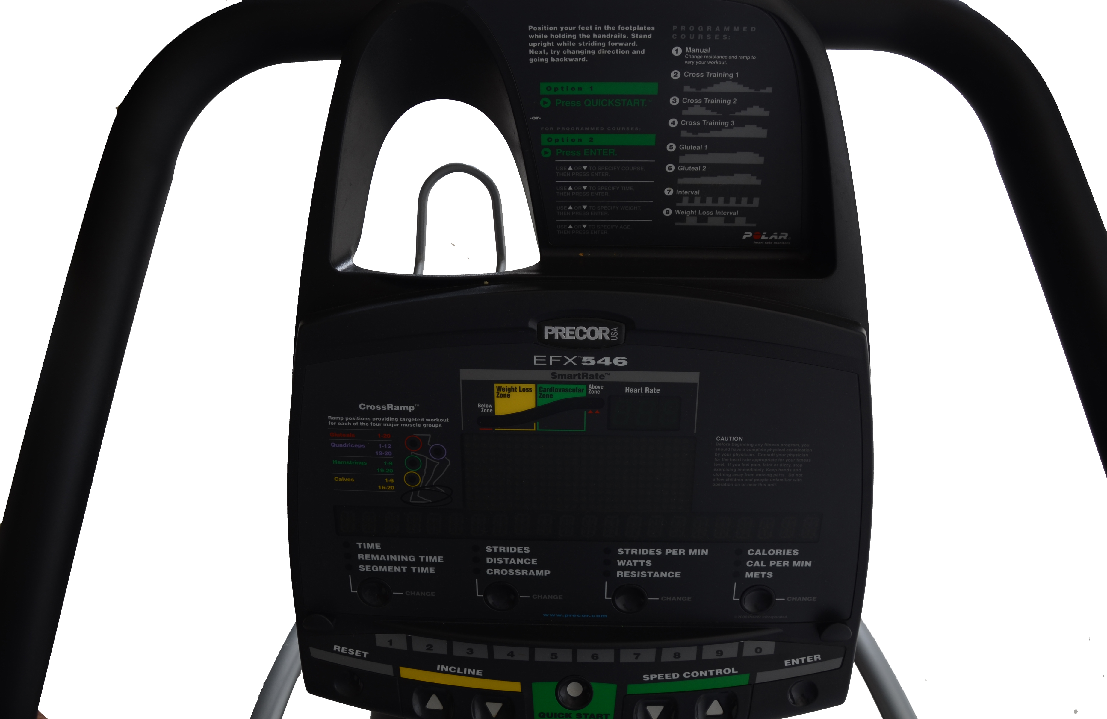 Precor Elliptical, Model EFX 546