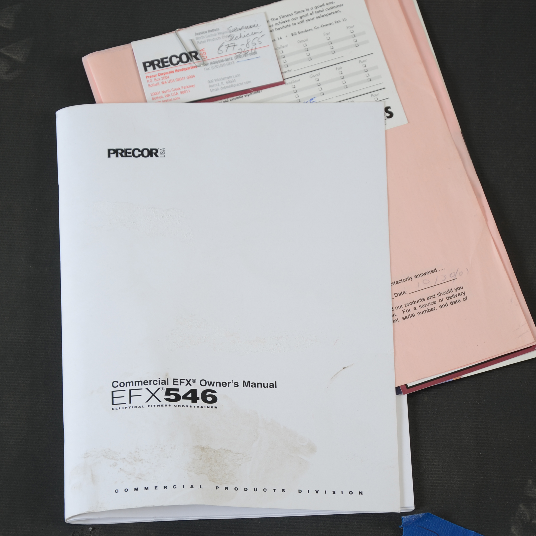 Precor Elliptical, Model EFX 546