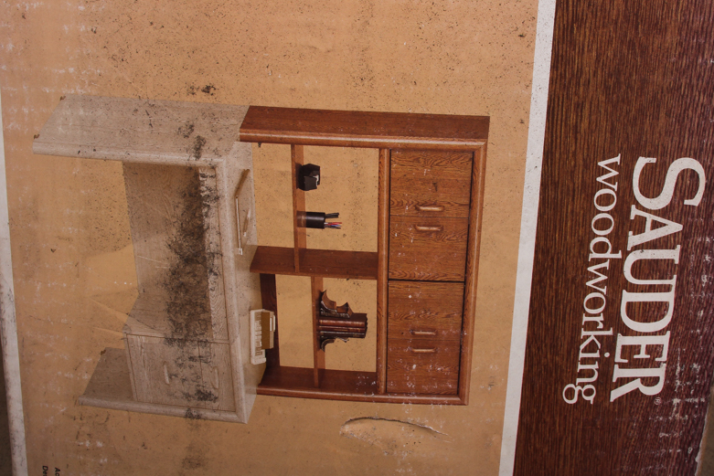 Ready to Assemble Sauder Woodworking Hutch