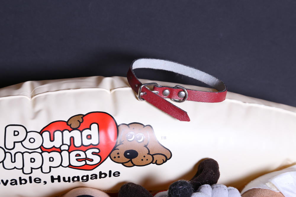 Collection of Vintage Pound Puppies and Accessories