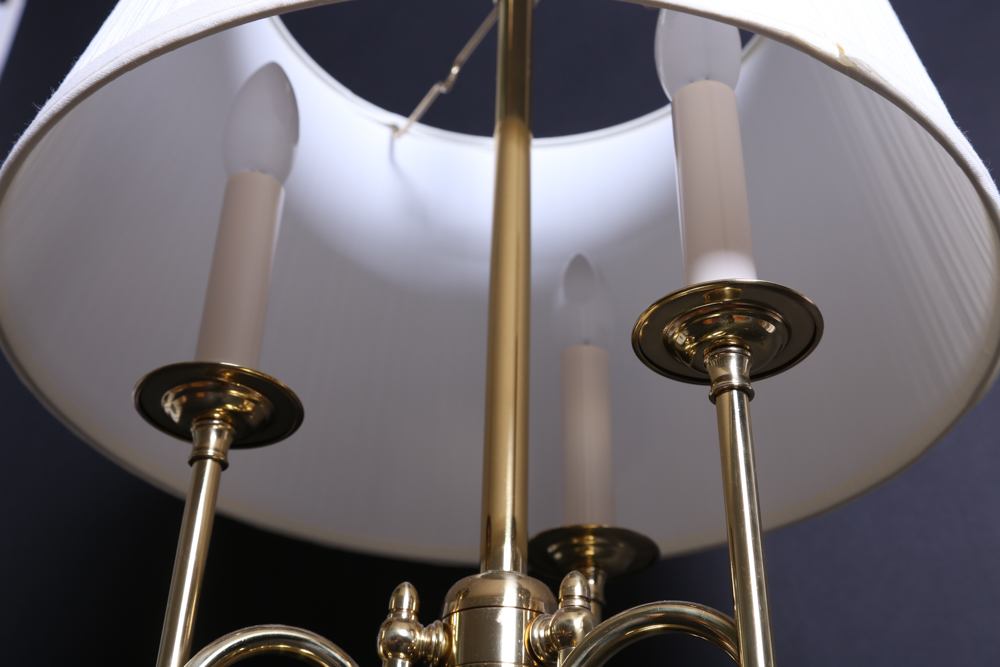 Three Candle Office Desk Lamp