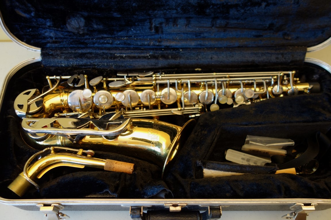 Vintage CONN Brass Alto Saxophone 20M