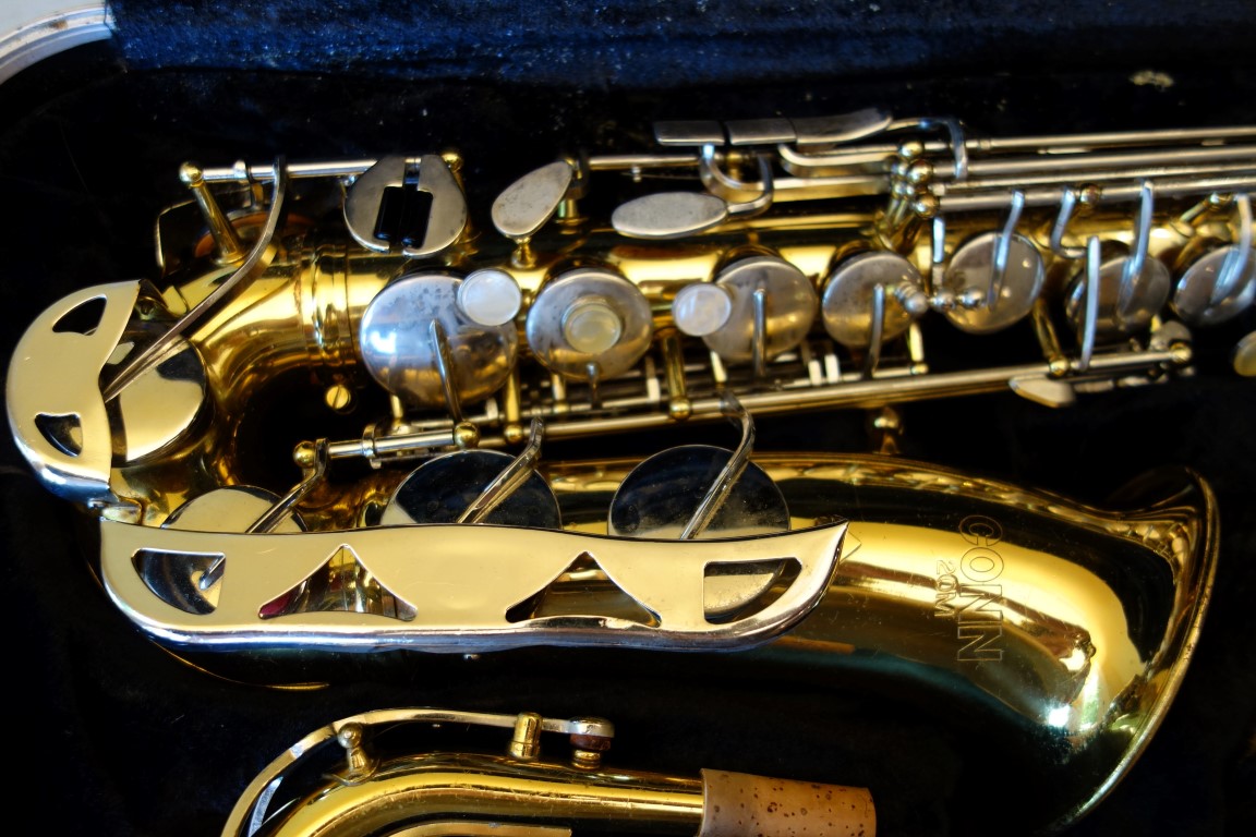 Vintage CONN Brass Alto Saxophone 20M