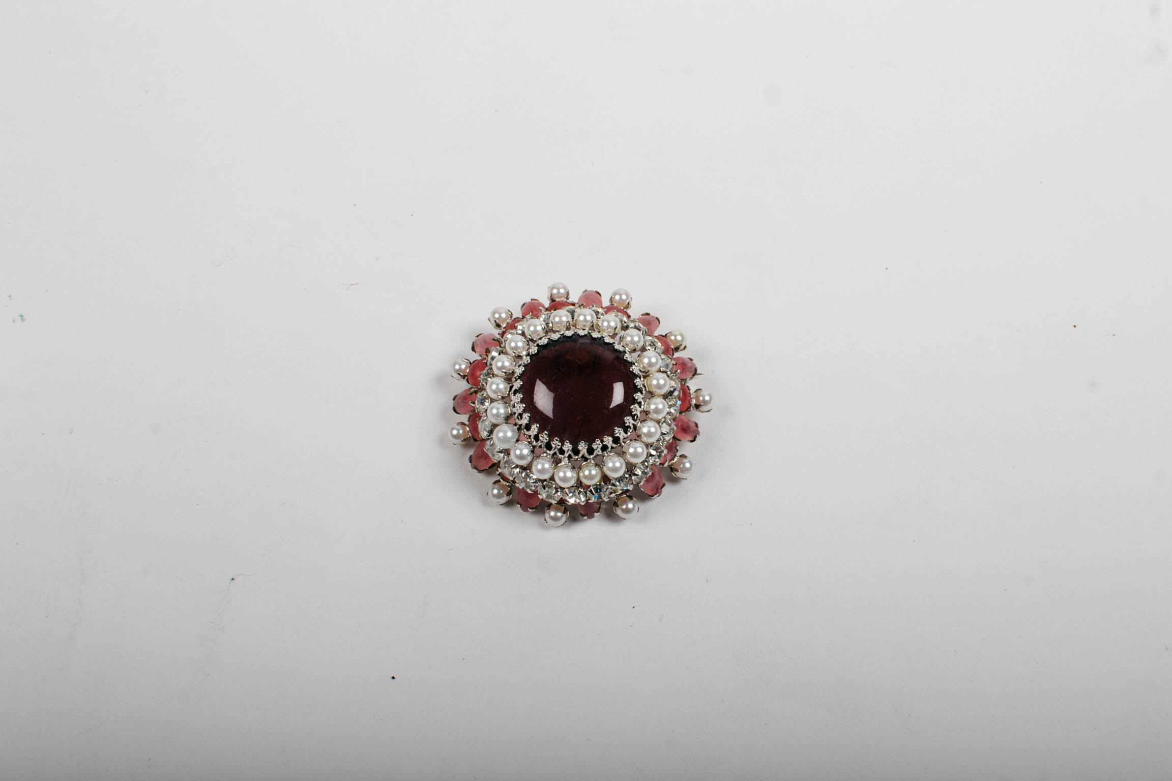 A Rare Signed 1940 Henry Schreiner New York Iconic Inverted Ruffle Brooch/Pin